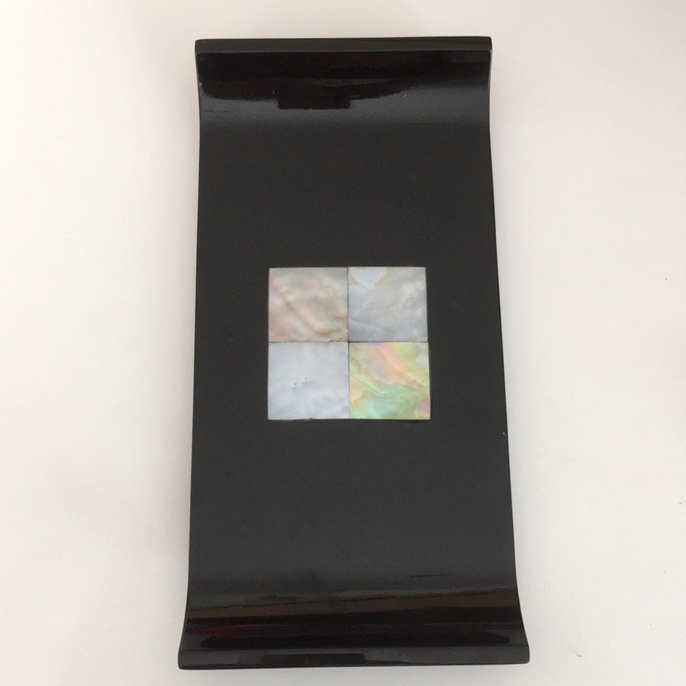 Decorative Lacquered Trinket Tray